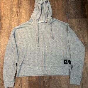 3/$20 Calvin Klein Gray Women's Hoodie Sweater